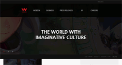 Desktop Screenshot of company.webzen.com